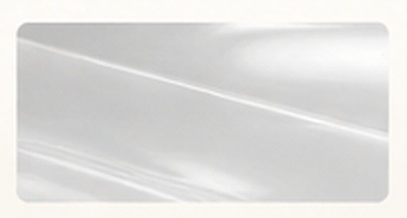 Close-up of smooth OPP film surface